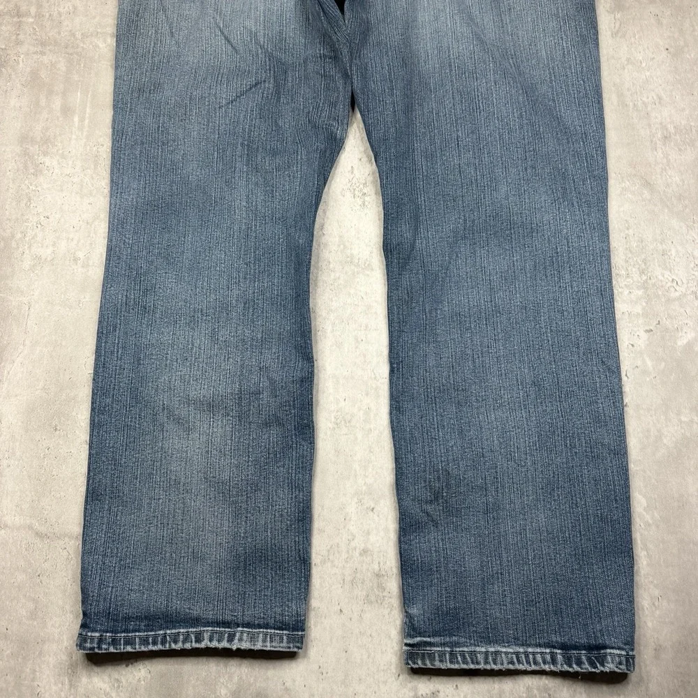 Levi's 559 Jeans Mens Size 40x30 Blue Relaxed Straight Rigid Denim Stone Wash